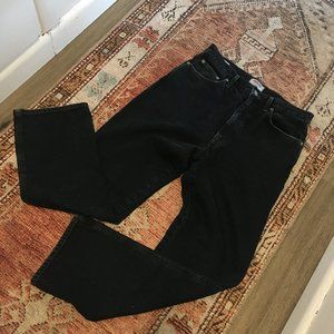 AGOLDE high rise straight leg jean Black 29